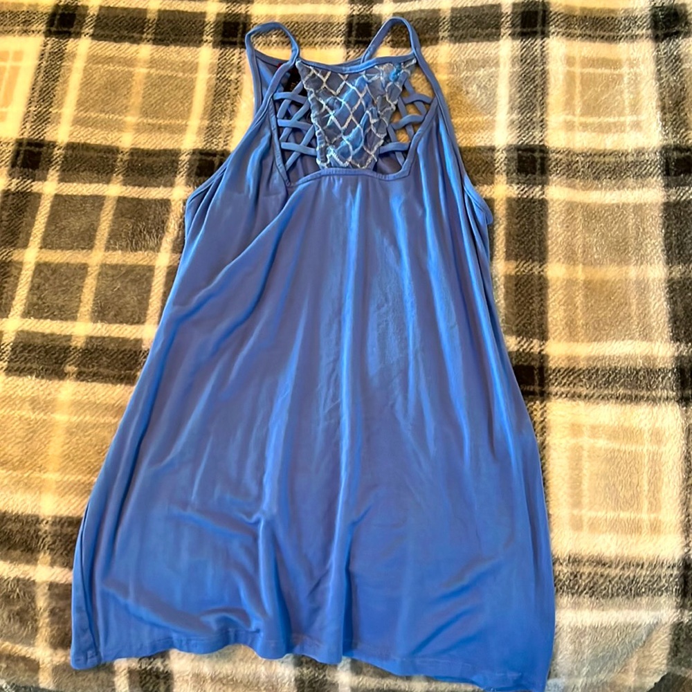 Blue size small tank top